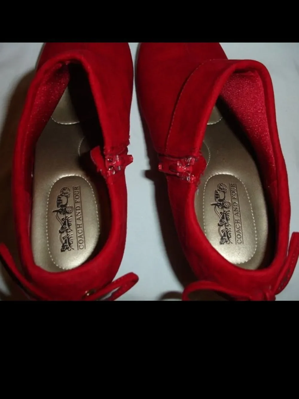 Coach vibrant red